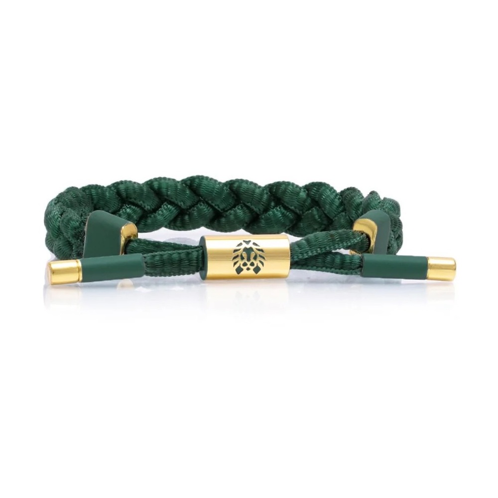 RASTACLAT green and gold bracelet.